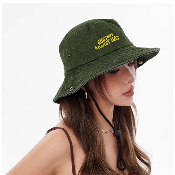 Custom Embroidered Bucket hat Hiking hat Sun hat