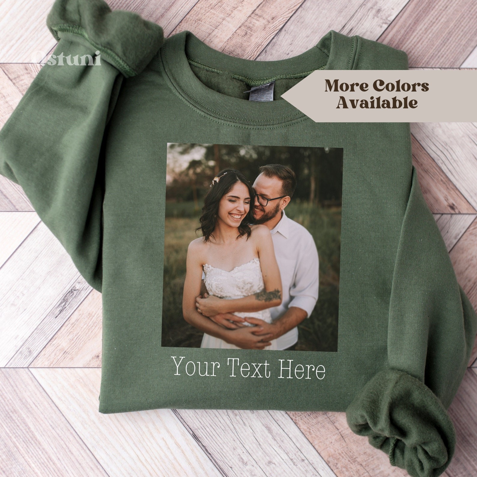 Custom Text Hoodie Custom Photo  Personalized Sweatshirt